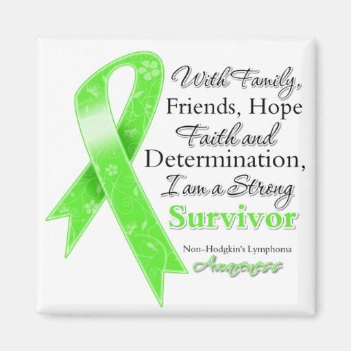 Survivant fort de soutien de lymphome de Non-Hodgk Aimant