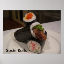 Sushi de petit pain posters