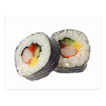 Sushi - Futomaki Cartes Postales