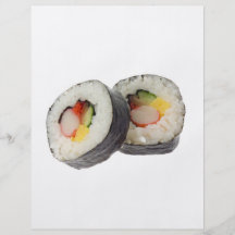Sushi - Futomaki Gepersonaliseerde Folder