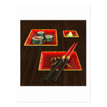 Sushi in Rood Wens Kaart