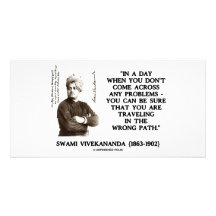Swami Vivekananda voyageant dans la mauvaise voie Photocarte Personnalisée