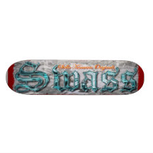 [SWASS] 3D chroom-Blik SKO Dek van het Skateboard
