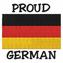 Sweatshirt brodé par Allemand fier