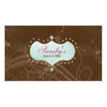 swirly elegante visitekaartjes