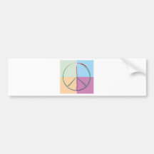 Symbole de paix symbole peace autocollants pour voiture