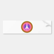Symbole de paix symbole peace autocollants pour voiture