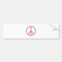 Symbole de signe de paix autocollants pour voiture