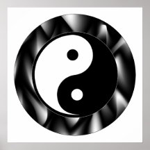 Symbole de Yin Yang Posters
