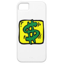 Symbole dollar iPhone 5 case