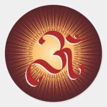 Symbole d'OM Adhésif Rond