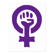 Symbole du féminisme cartes postales