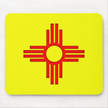 Symbole du Nouveau Mexique Zia Sun Tapis De Souris