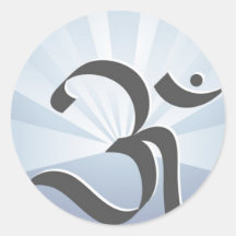 Symbole et rayons d'OM Autocollants