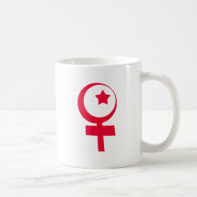 Symbole islamique du féminisme tasse