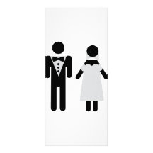 symbole nuptiale de couples cartes doubles customisables
