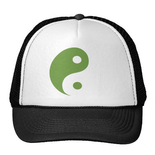 Symbole vert de Yin Yang Casquette