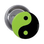 Symbole vert de Yin Yang Pin's