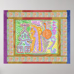 Symboles curatifs de REIKI Posters
