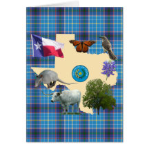 Symboles d'état du Texas Cartes De Vœux