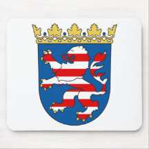 Symbool Duitsland van de Wapenkunde van Hesse van  Muis Matten