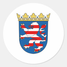 Symbool Duitsland van de Wapenkunde van Hesse van  Stickers