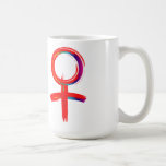 Symbool voor Vrouw mokken