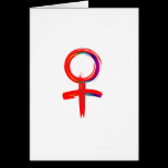 Symbool voor Vrouw kaarten