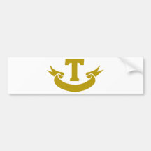 T-echt-band Bumpersticker