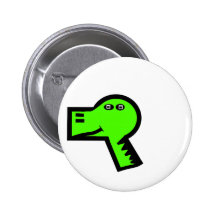 T Rex Animatie Speld Button