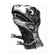T-Rex Woede Meme - Briefkaart Wens Kaart