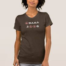 T-shirt 2008 de paix d'Obama