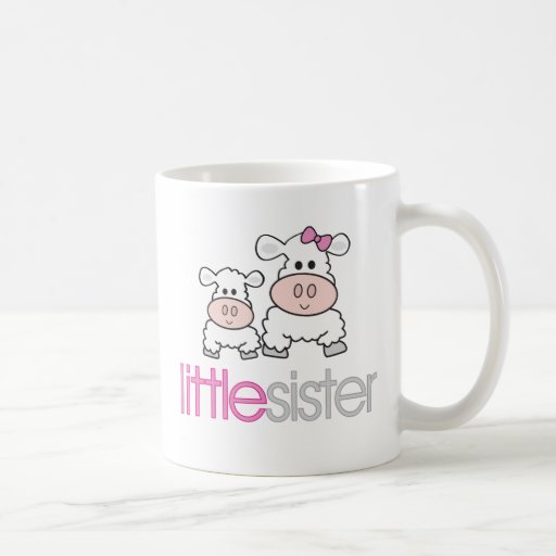T-shirt adorable de moutons de petite soeur tasse à café