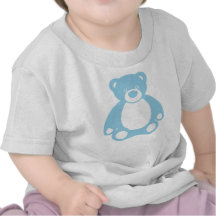 T-shirt bleu d'ours