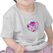 T-shirt chanceux mignon de nourrisson d'auriculair