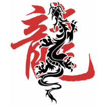 T-shirt chinois oriental asiatique de dragon d'ann