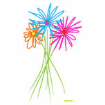 T-shirt d'art : Groupe de fleurs t-shirts