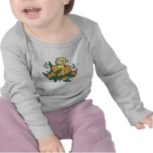 T-shirt de bébé de correction de citrouille