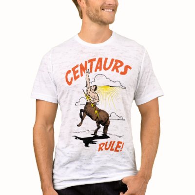 T-shirt de burn-out de règle de centaures par 785tees