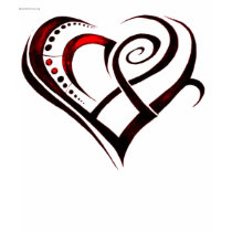 T-shirt de coeur d'amour