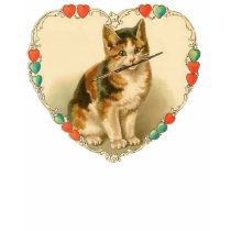 T-shirt de coeur de chaton