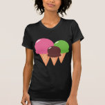 T-shirt de cornets de crème glacée
