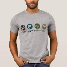 T-shirt de cuisinier de jardinier de pêcheur à  la