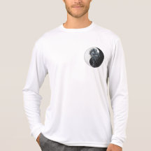 T-shirt de douille de dragon chinois de Yin Yang l