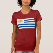 T-shirt de drapeau de l'Uruguay