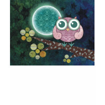 T-shirt de minuit de hibou