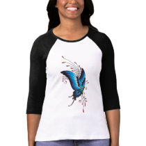 T-shirt de tatouage de papillon
