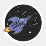 T-shirt d'Earthday de planète Autocollant Rond