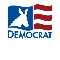 T-shirt Democratic de drapeau
