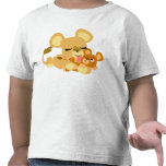 T-shirt d'enfant en bas âge de Bath du lion de béb t-shirts